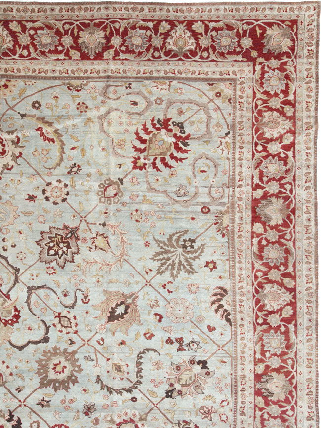 Antique Persian Tabriz Carpet, No.18141 - Gss