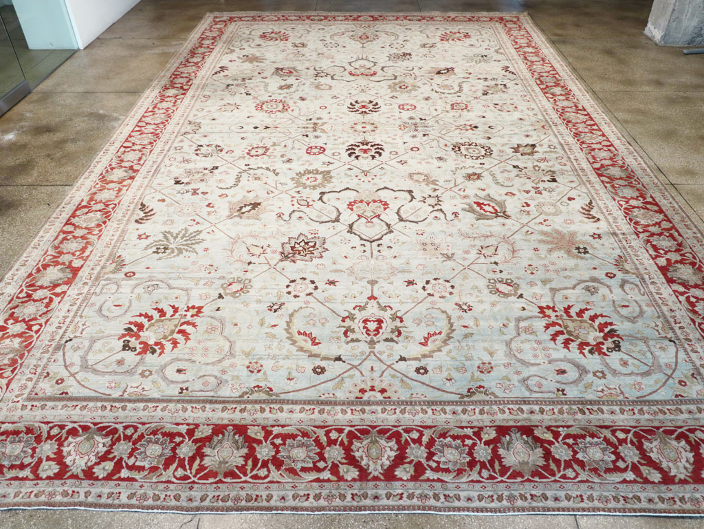 Antique Persian Tabriz Carpet, No.18141 - Gss