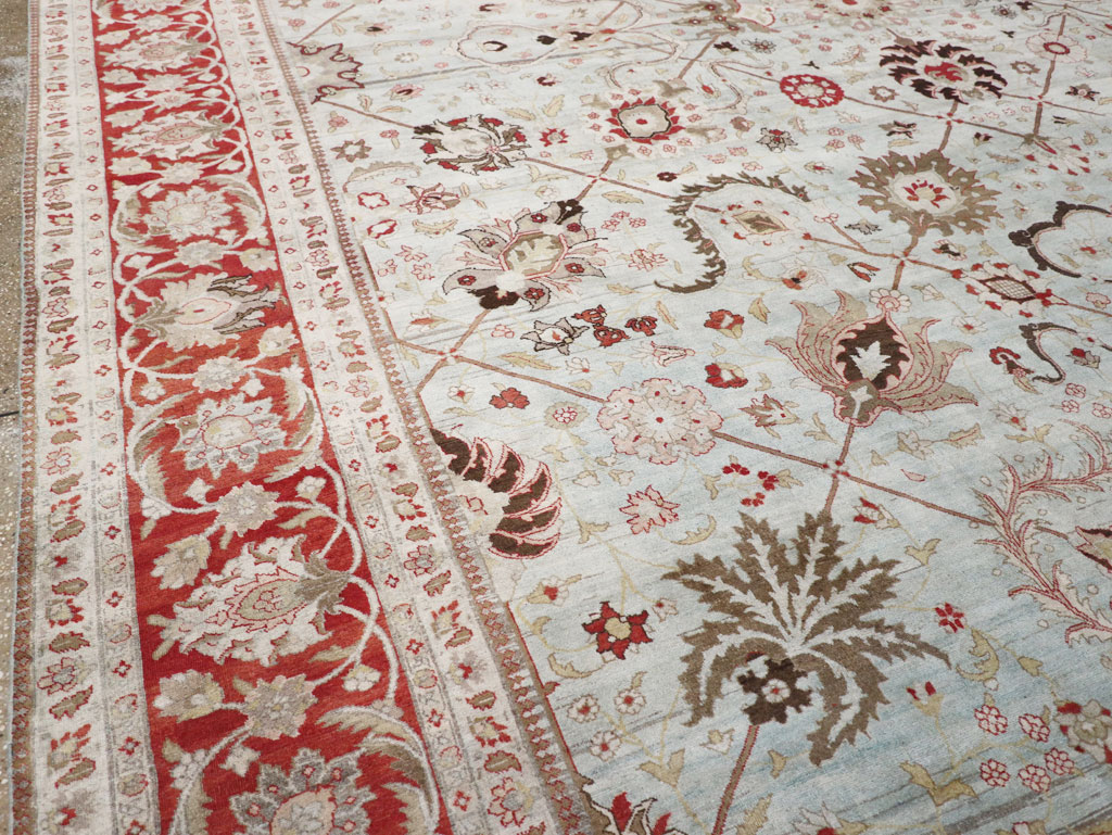 Antique Persian Tabriz Carpet, No.18141 - Gss