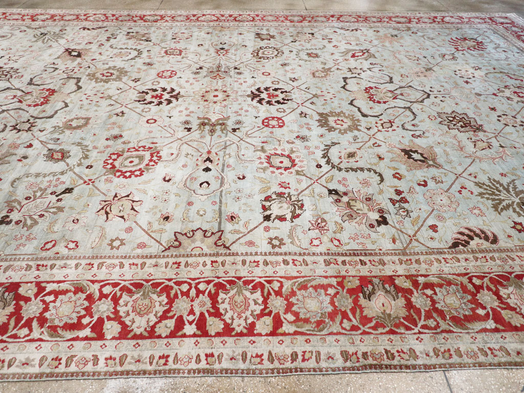 Antique Persian Tabriz Carpet, No.18141 - Gss