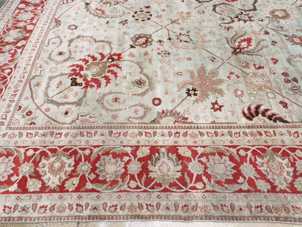 Antique Persian Tabriz Carpet, No.18141 - Gss