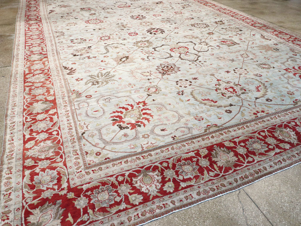 Antique Persian Tabriz Carpet, No.18141 - Gss