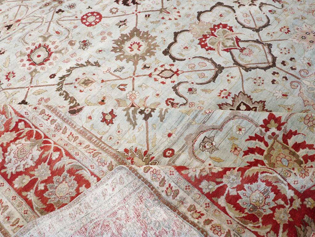 Antique Persian Tabriz Carpet, No.18141 - Gss