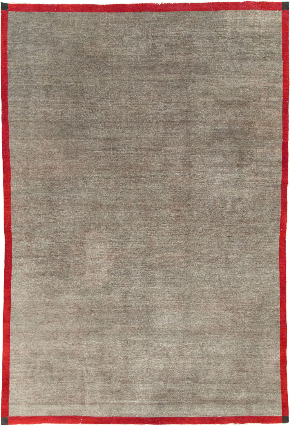 Art Deco Inspired Vintage Persian Mashad Room Size Carpet, No.18142 - Gss