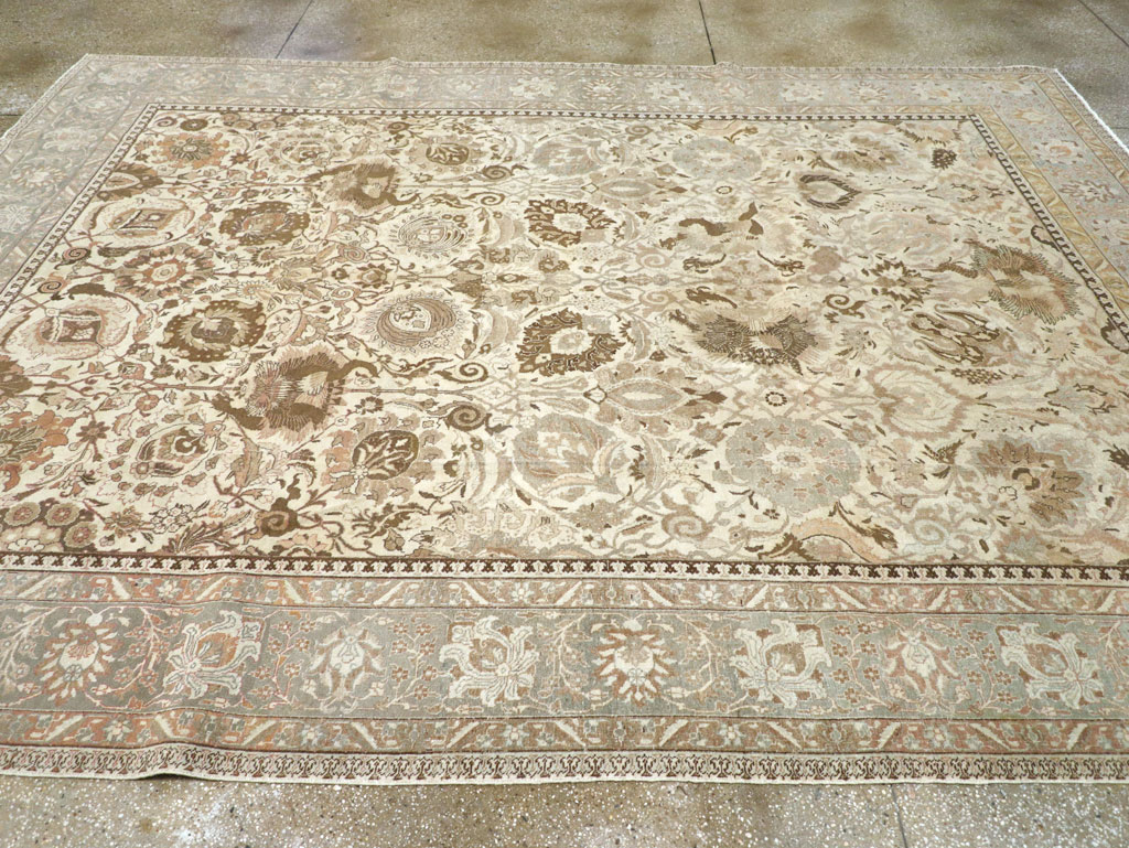 Vintage Persian Tabriz Carpet, No.18159 - Gss