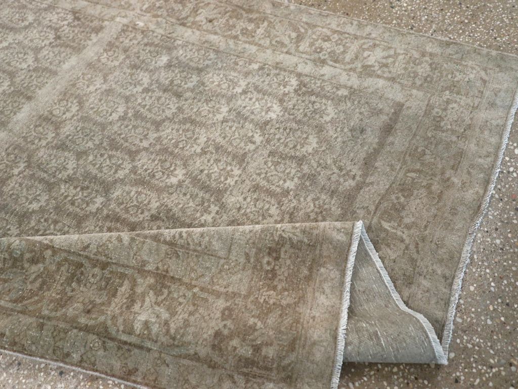 Antique Persian Tabriz Rug, No.18161 - Gss