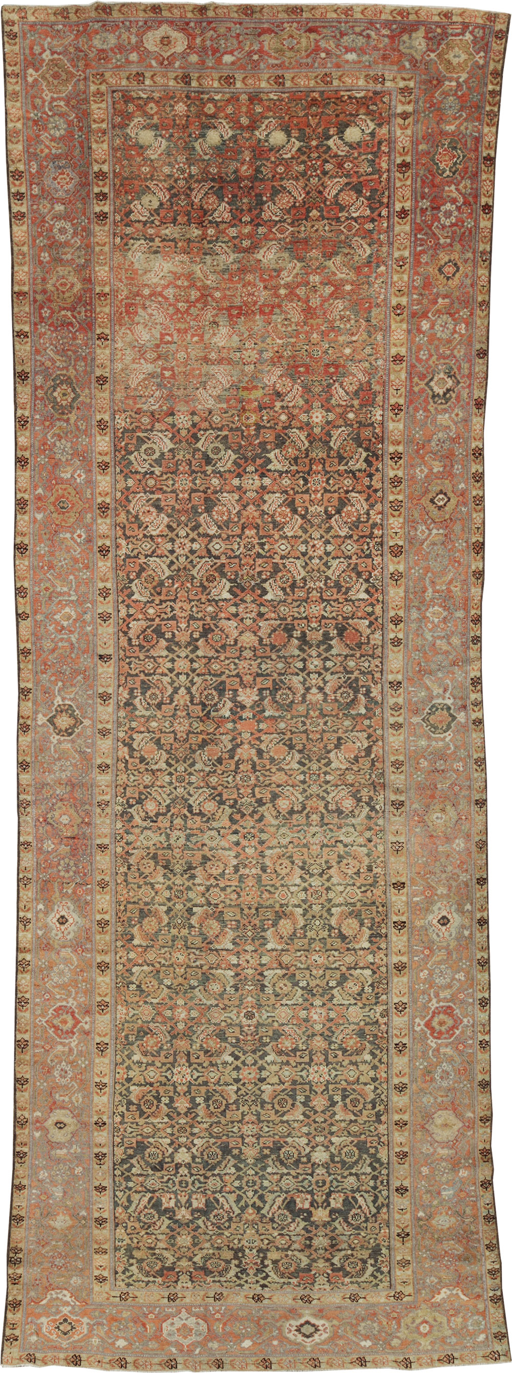 Antique Persian Malayer Long Gallery Carpet, No.18164 - Gss