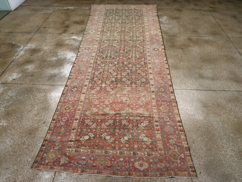 Antique Persian Malayer Long Gallery Carpet, No.18164 - Gss