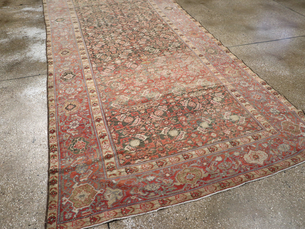Antique Persian Malayer Long Gallery Carpet, No.18164 - Gss
