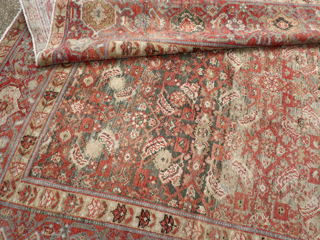 Antique Persian Malayer Long Gallery Carpet, No.18164 - Gss