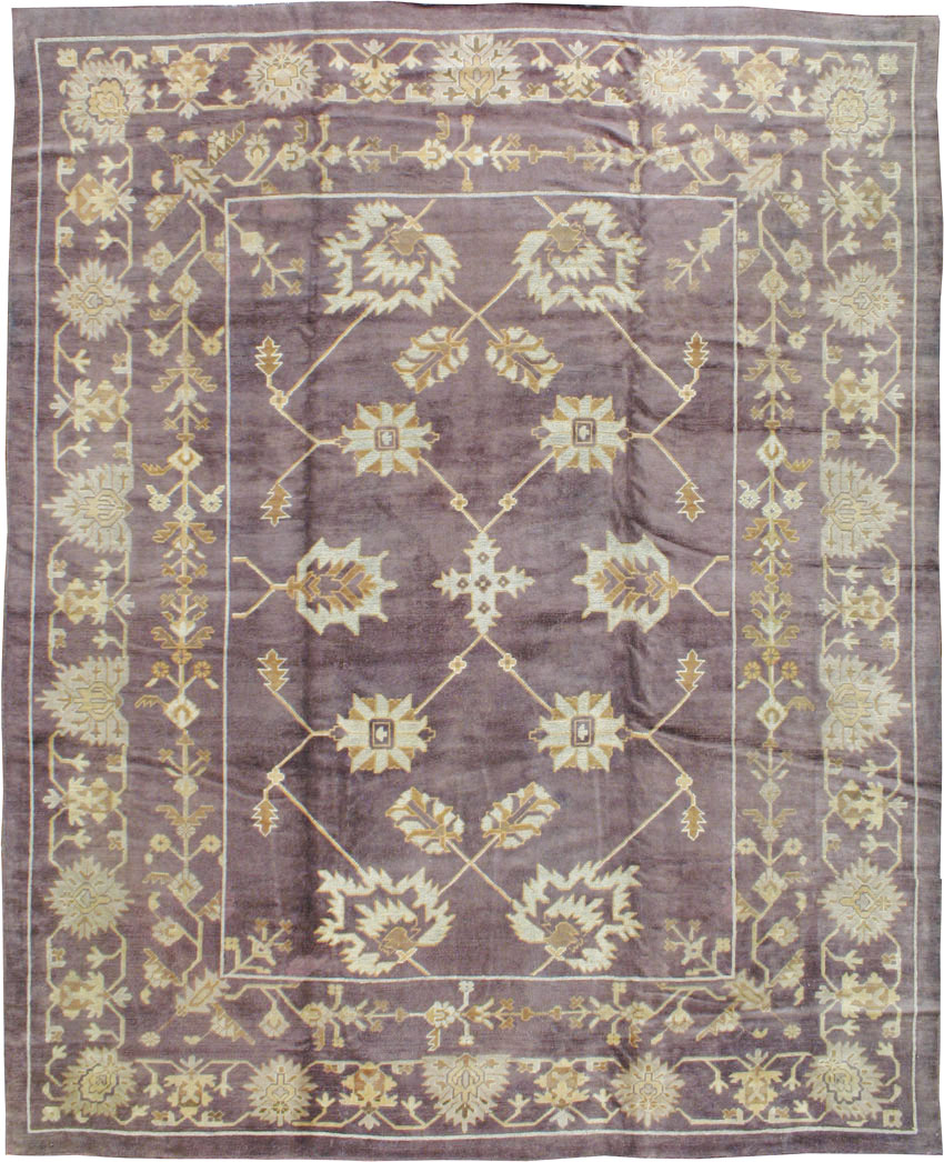 Vintage Turkish Oushak Carpet, No.18165 - Gss
