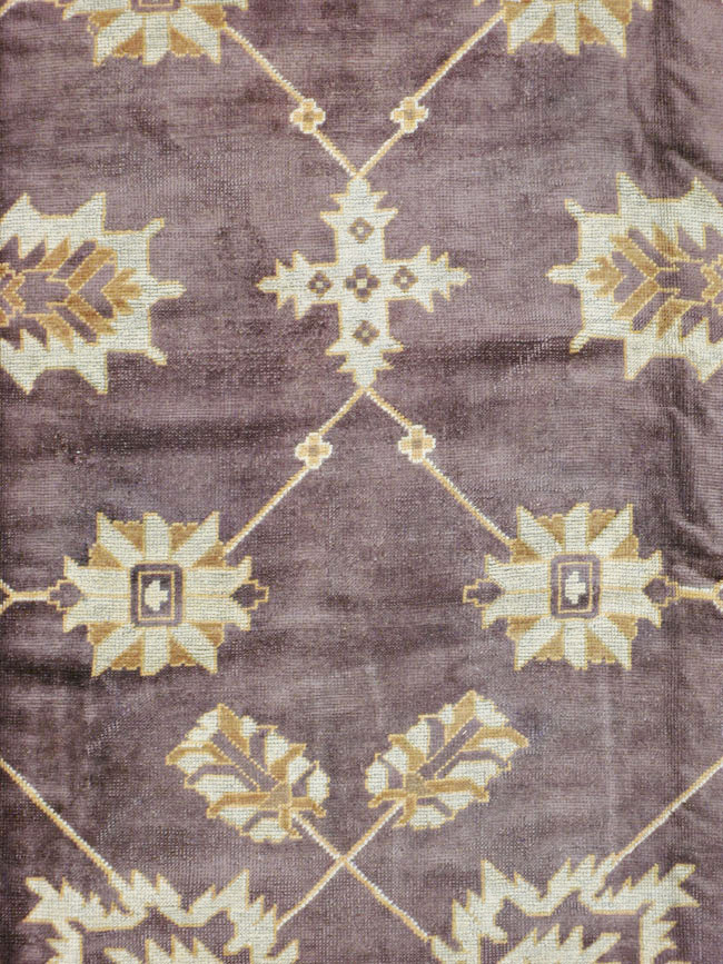 Vintage Turkish Oushak Carpet, No.18165 - Gss