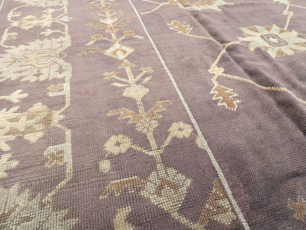 Vintage Turkish Oushak Carpet, No.18165 - Gss