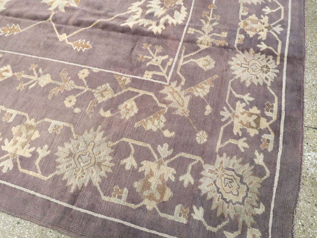 Vintage Turkish Oushak Carpet, No.18165 - Gss