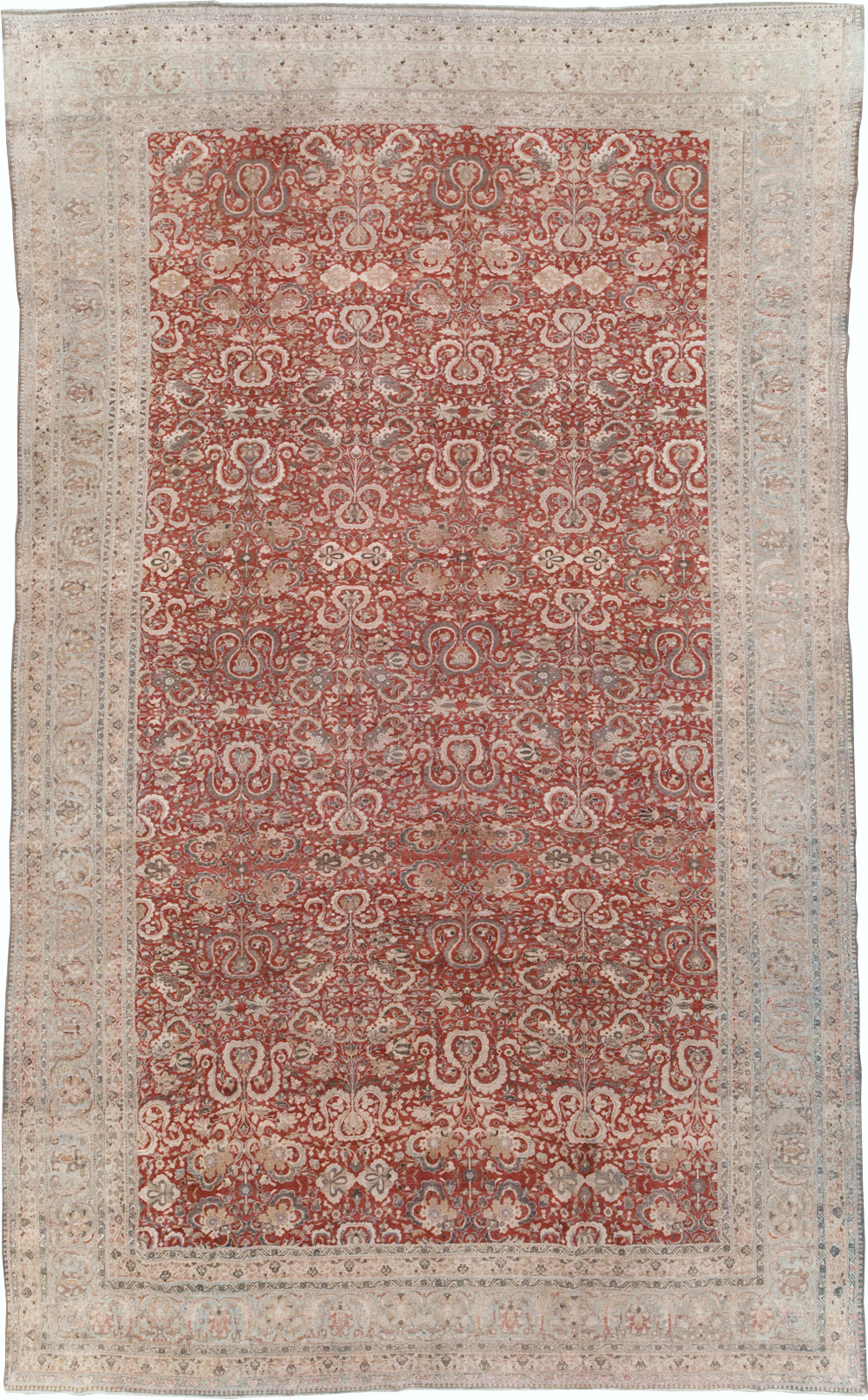 Antique Persian Tabriz Rug, No.18167 - Gss
