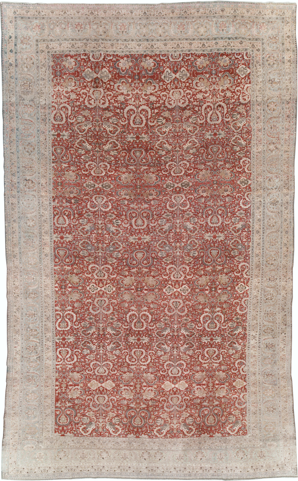 Antique Persian Tabriz Rug, No.18167 - Gss