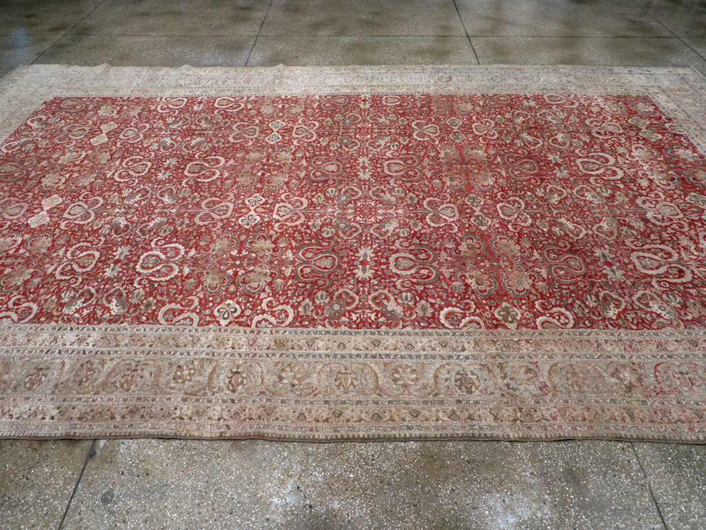 Antique Persian Tabriz Rug, No.18167 - Gss