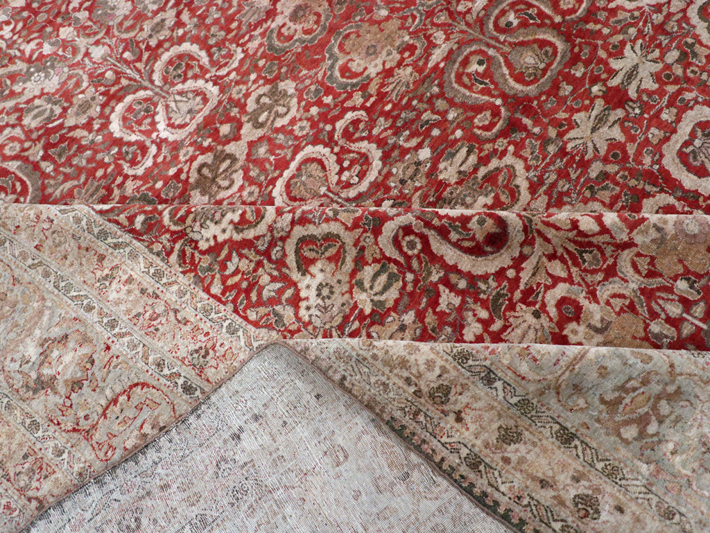 Antique Persian Tabriz Rug, No.18167 - Gss