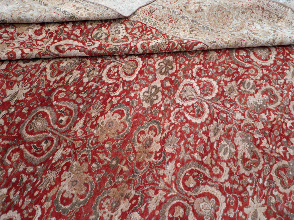 Antique Persian Tabriz Rug, No.18167 - Gss