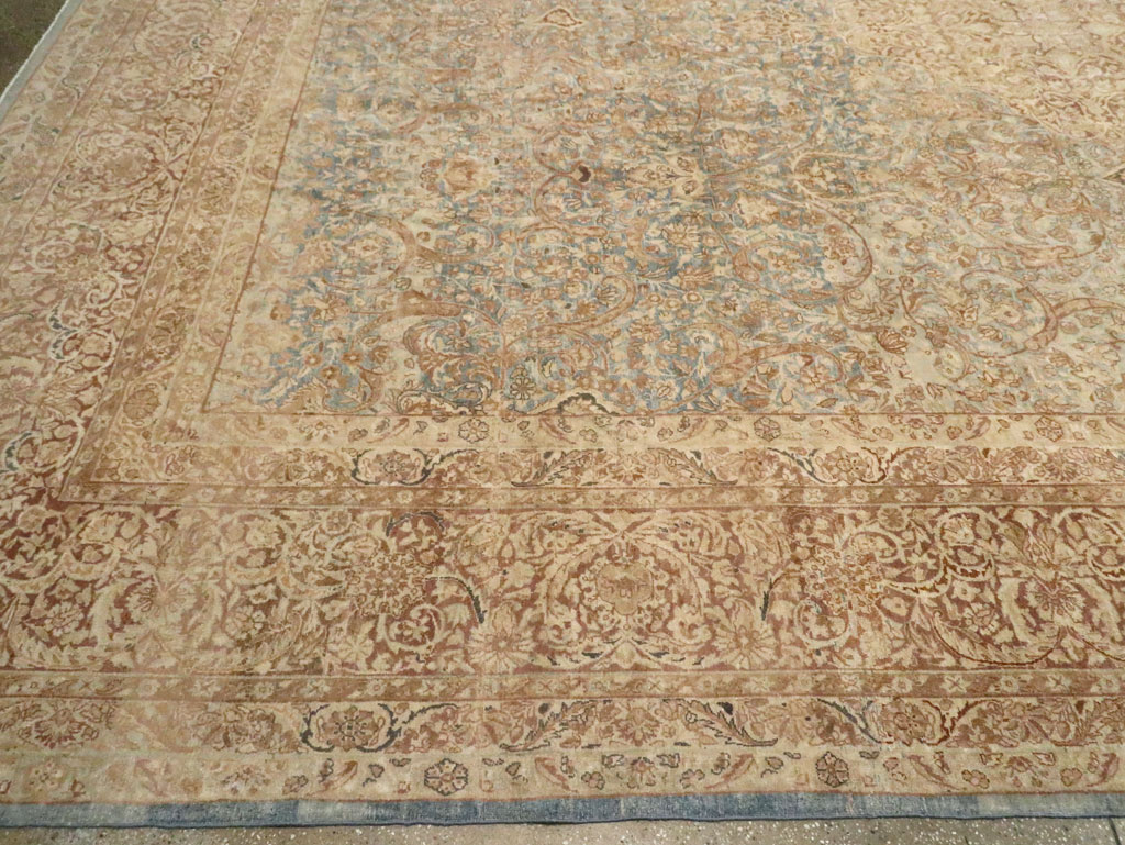 Antique Persian Lavar Kerman Carpet, No.18170 - Gss