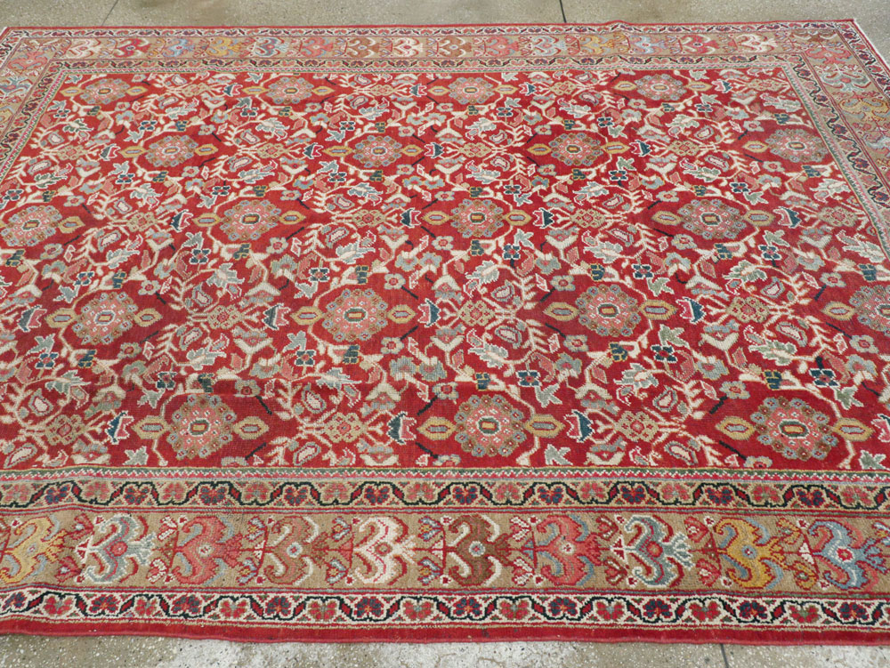 Vintage Persian Mahal Accent Carpet, No.18178 - Gss