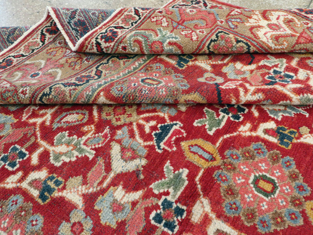 Vintage Persian Mahal Accent Carpet, No.18178 - Gss