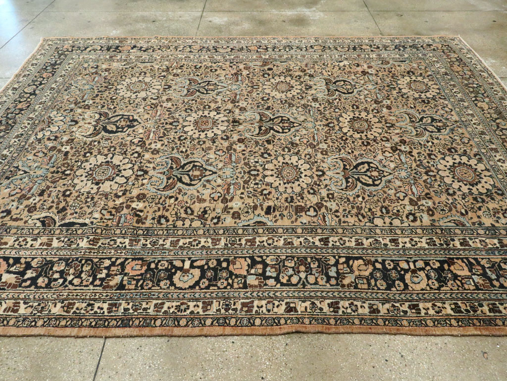 Antique Persian Mashad Carpet, No.18181 - Gss
