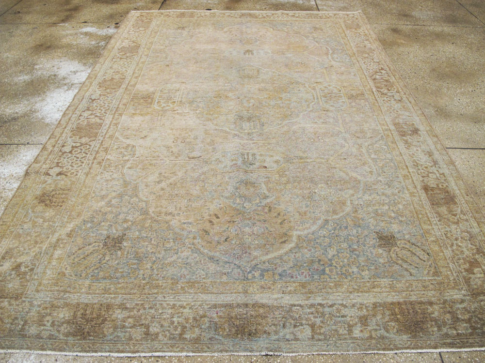 Antique Persian Tabriz Carpet, No.18187 - Gss