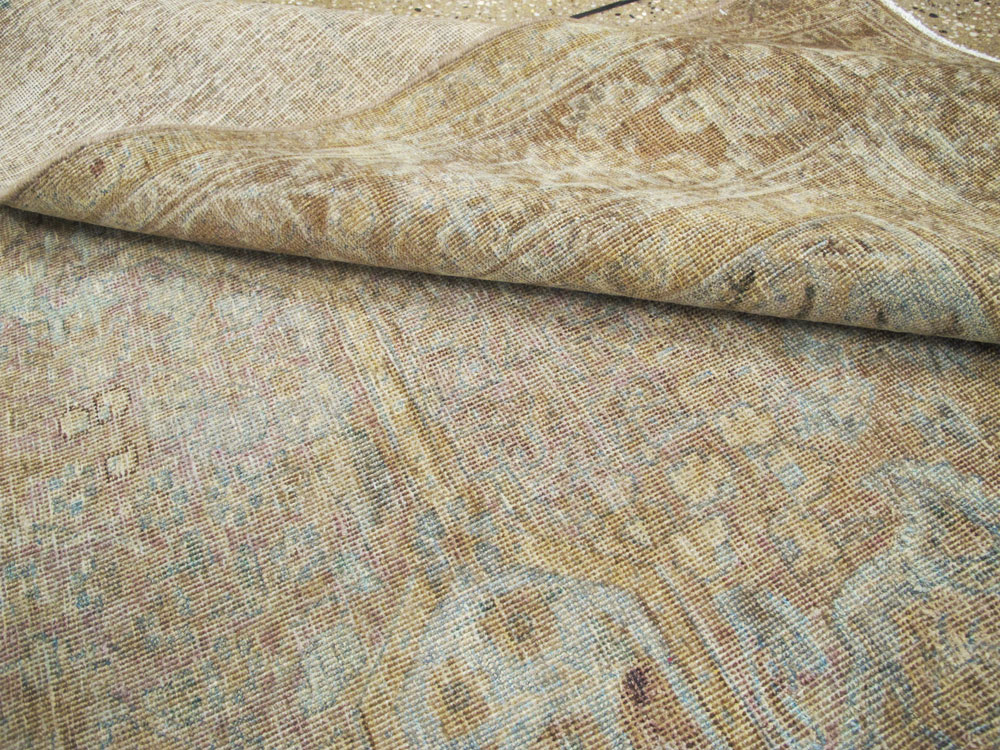 Antique Persian Tabriz Carpet, No.18187 - Gss