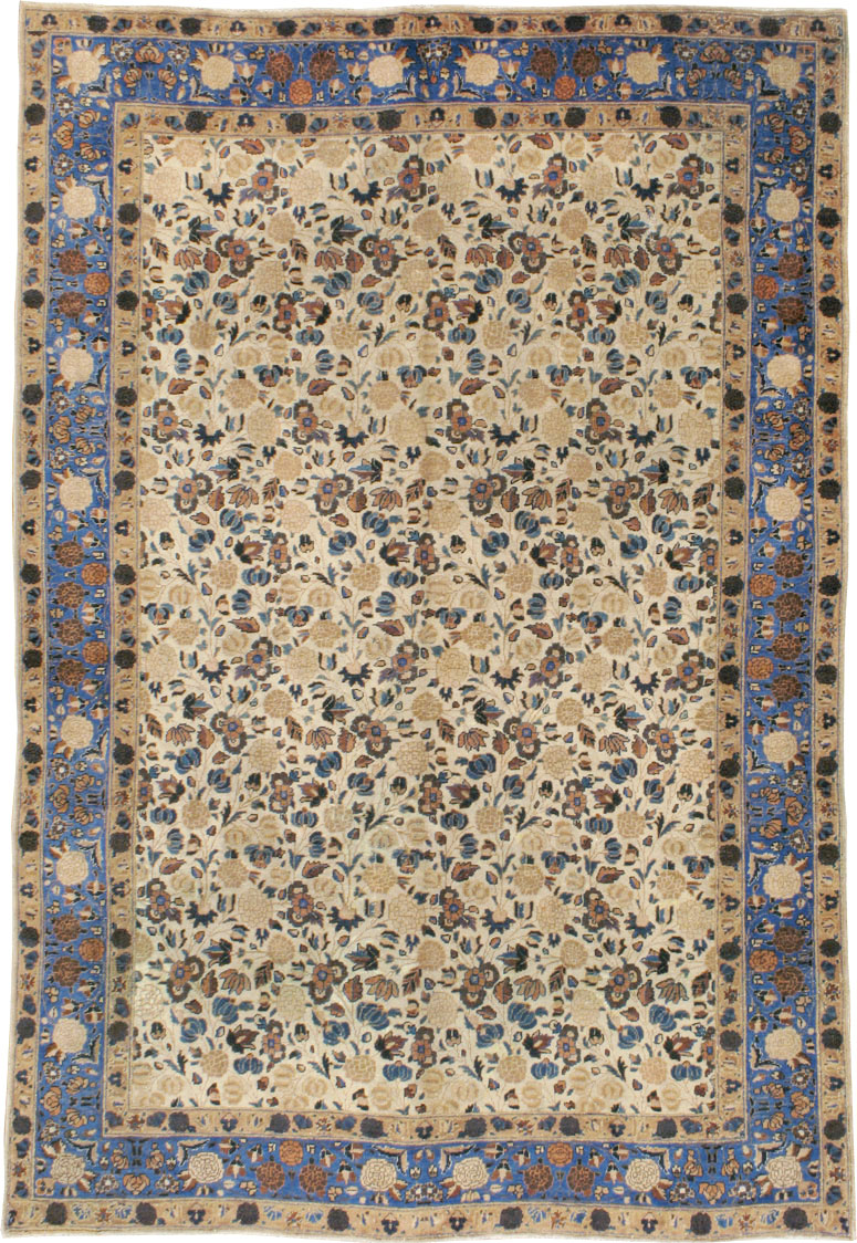 Antique Persian Tabriz Carpet, No.18196 - Gss