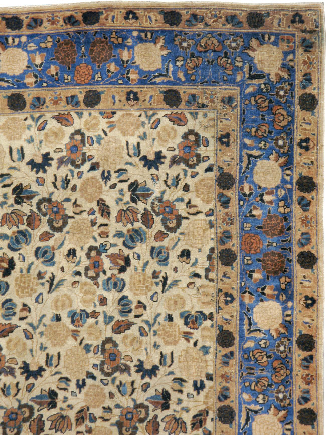 Antique Persian Tabriz Carpet, No.18196 - Gss