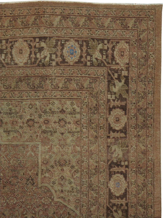 Antique Persian Tabriz Carpet, No.18201 - Gss