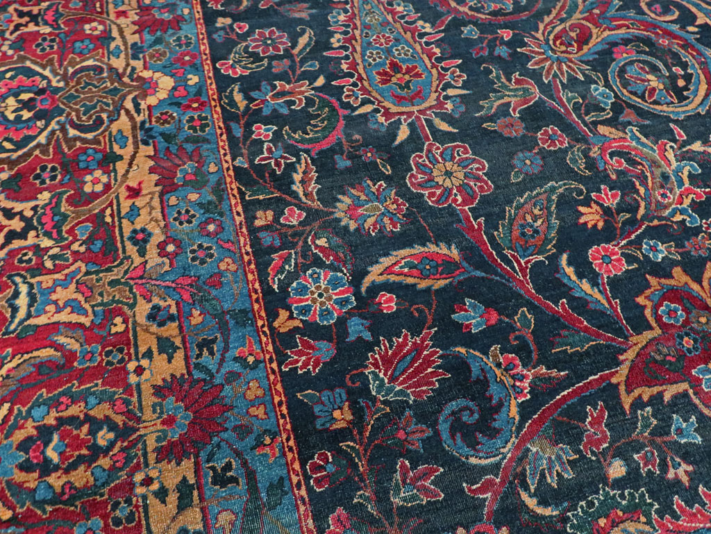 Antique Persian Lavar Kerman Carpet, No.18202 - Gss