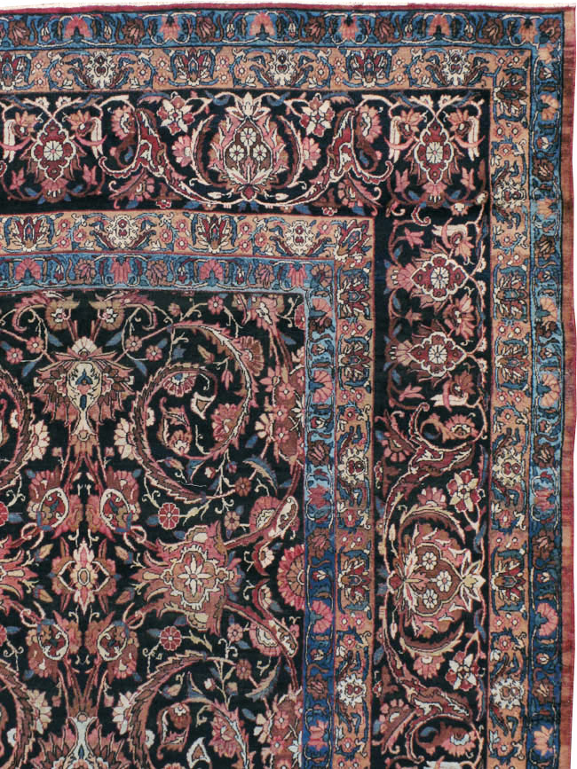 Antique Lavar Kerman Carpet, No.18208 - Gss