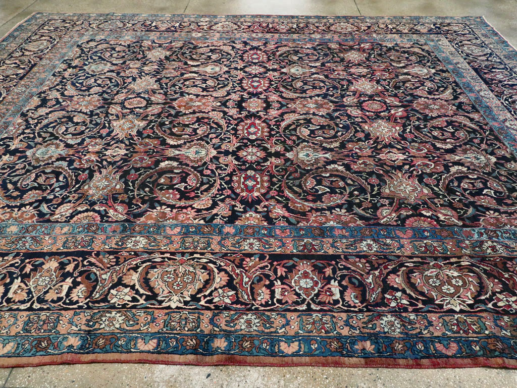 Antique Lavar Kerman Carpet, No.18208 - Gss