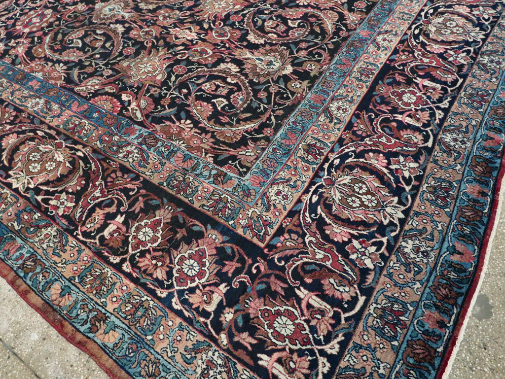 Antique Lavar Kerman Carpet, No.18208 - Gss
