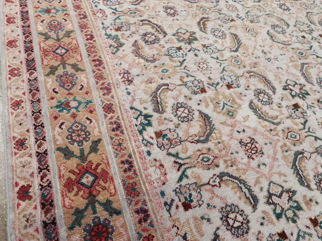 Vintage Persian Mahal Small Room Size Carpet, No.18221 - Gss