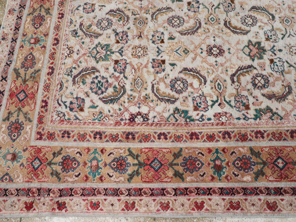 Vintage Persian Mahal Small Room Size Carpet, No.18221 - Gss