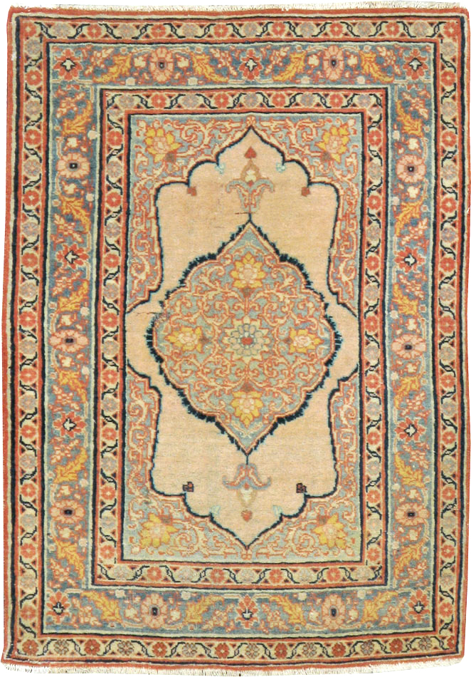 Antique Persian Tabriz Hagi Jalili Rug (Pair: 2 of 2), No.18255 - Gss