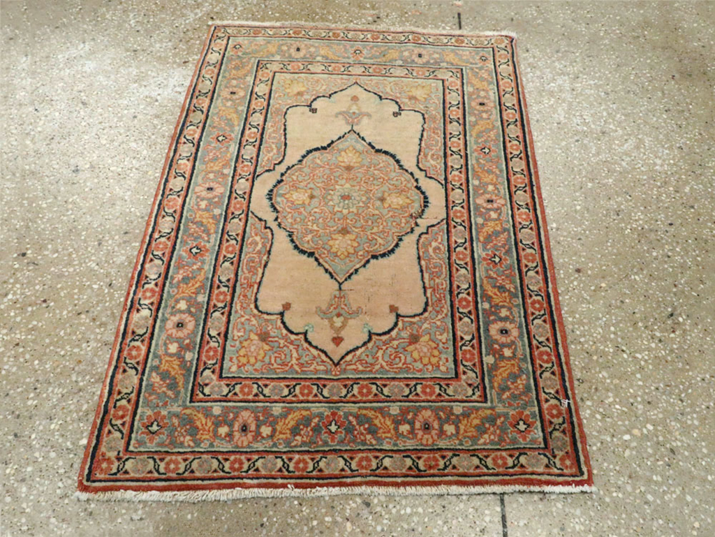 Antique Persian Tabriz Hagi Jalili Rug (Pair: 2 of 2), No.18255 - Gss