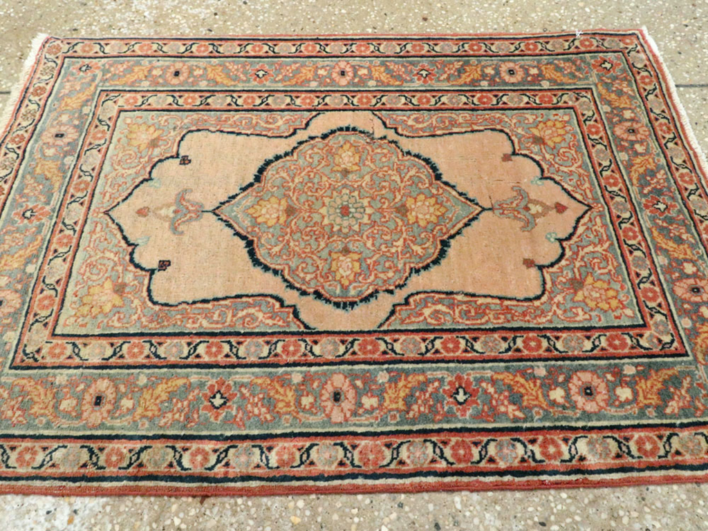 Antique Persian Tabriz Hagi Jalili Rug (Pair: 2 of 2), No.18255 - Gss