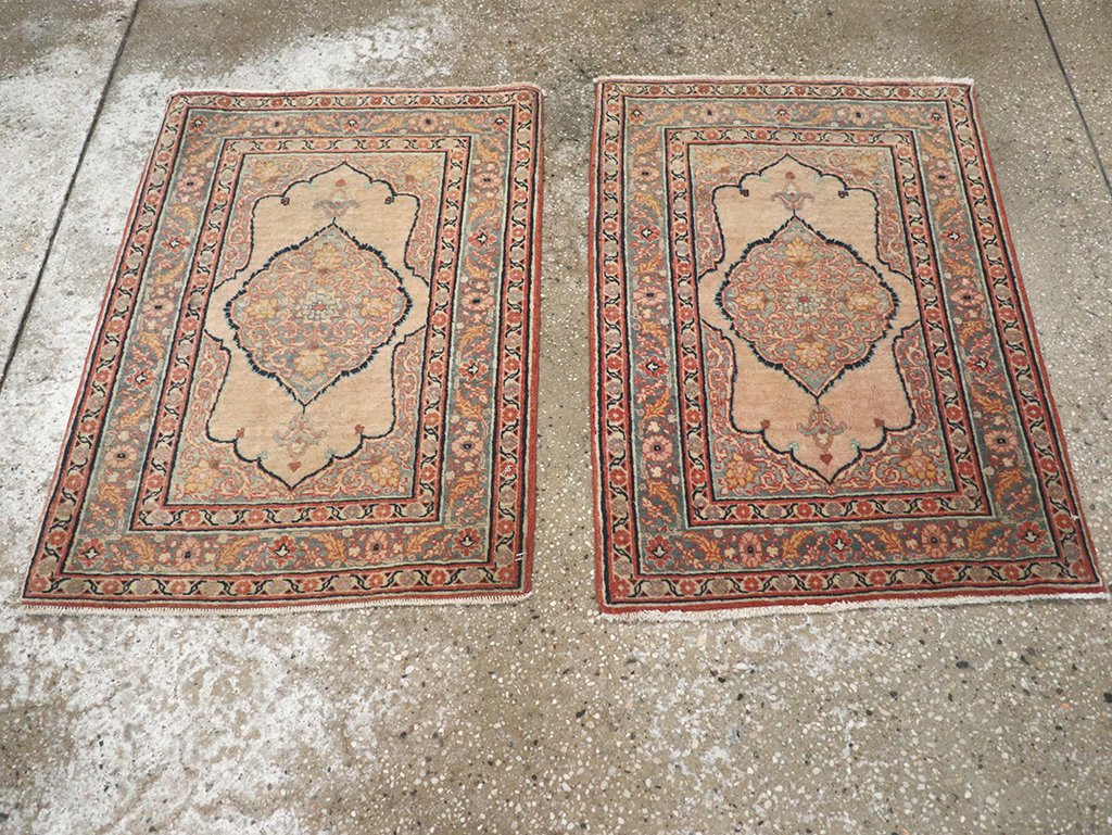 Antique Persian Tabriz Hagi Jalili Rug (Pair: 2 of 2), No.18255 - Gss