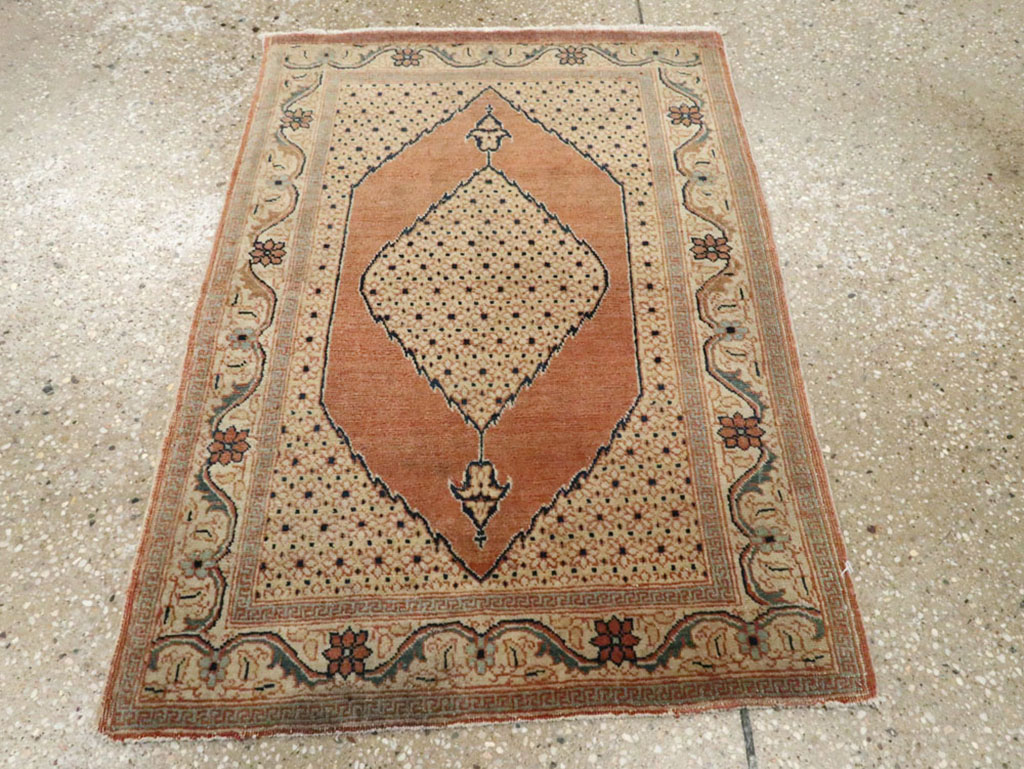 Antique Persian Tabriz Hagi Jalili Rug, No.18256 - Gss