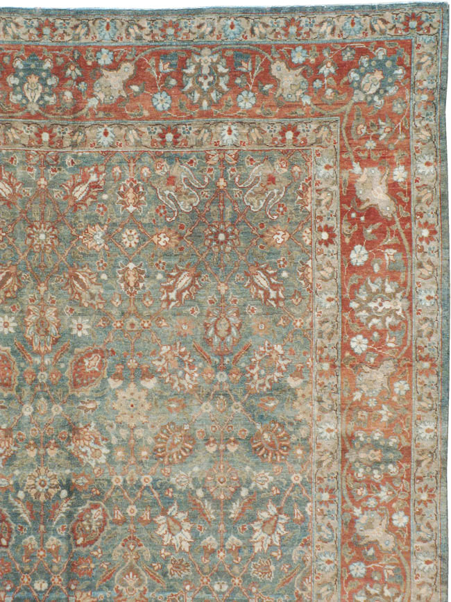 Antique Persian Tabriz Carpet, No.18261 - Gss