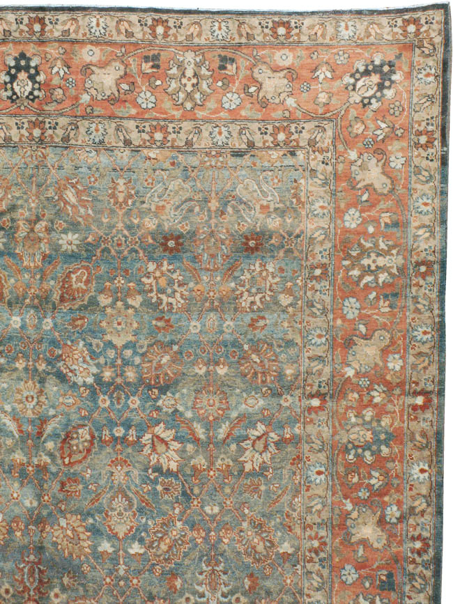 Antique Persian Tabriz Carpet, No.18261 - Gss