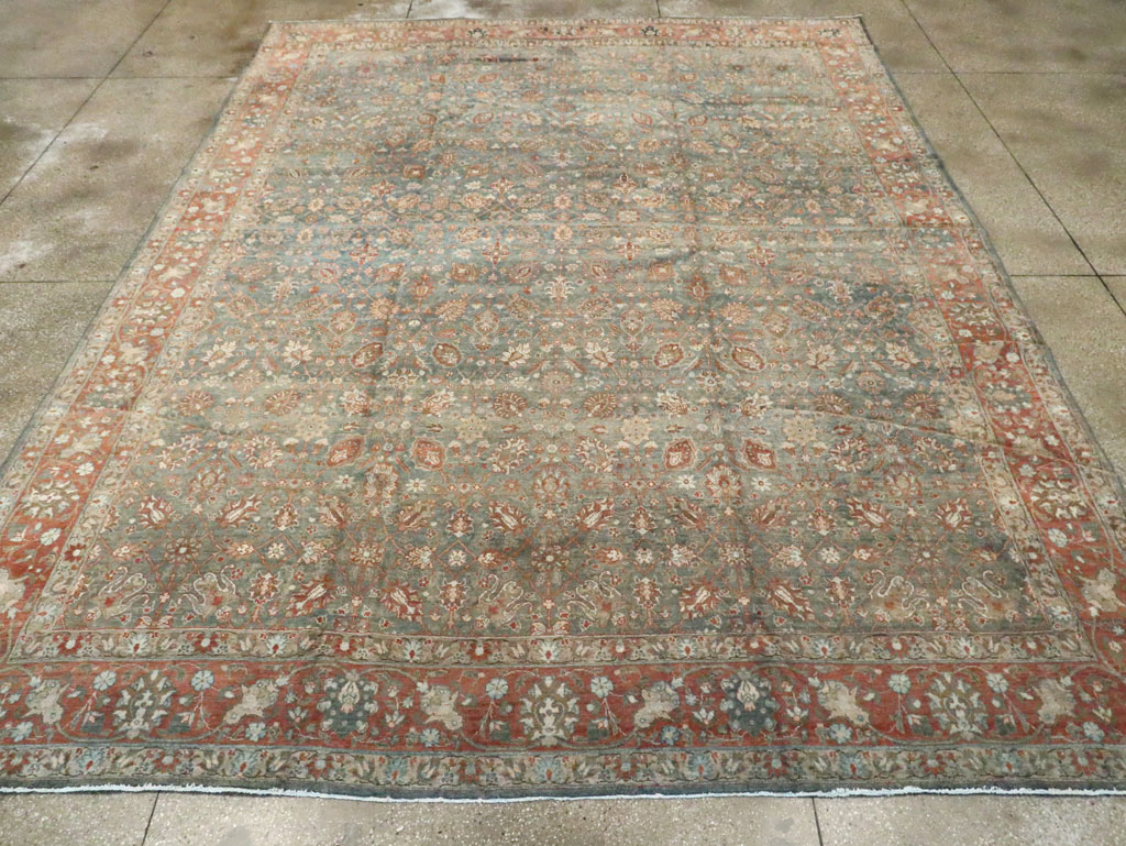 Antique Persian Tabriz Carpet, No.18261 - Gss