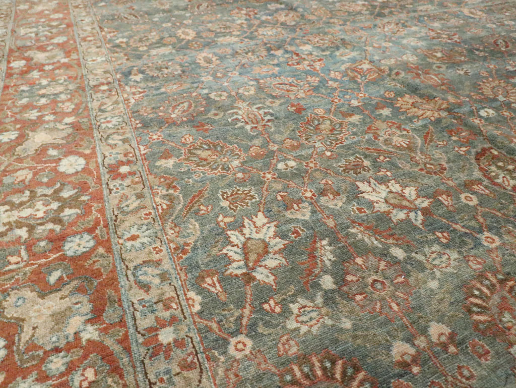 Antique Persian Tabriz Carpet, No.18261 - Gss
