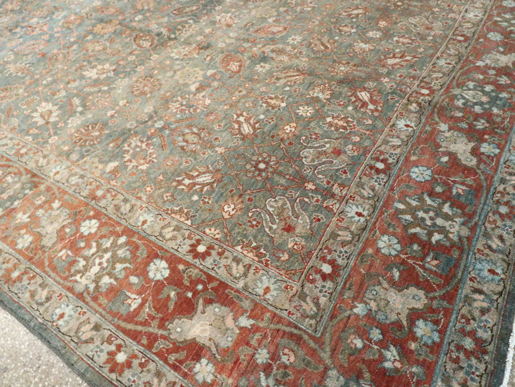 Antique Persian Tabriz Carpet, No.18261 - Gss