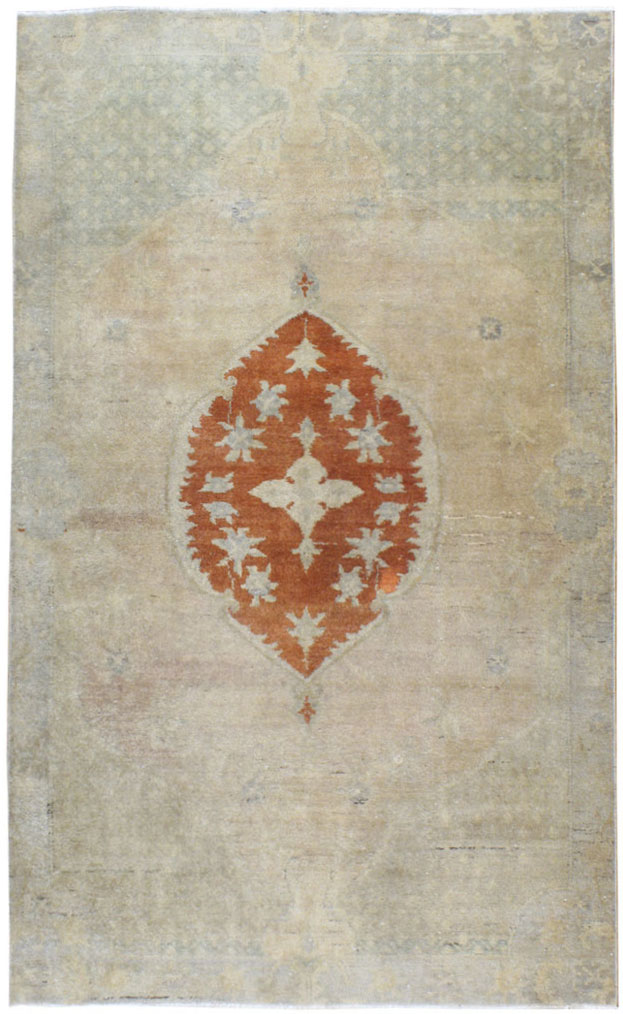Vintage Turkish Oushak Rug, No.18266 - Gss
