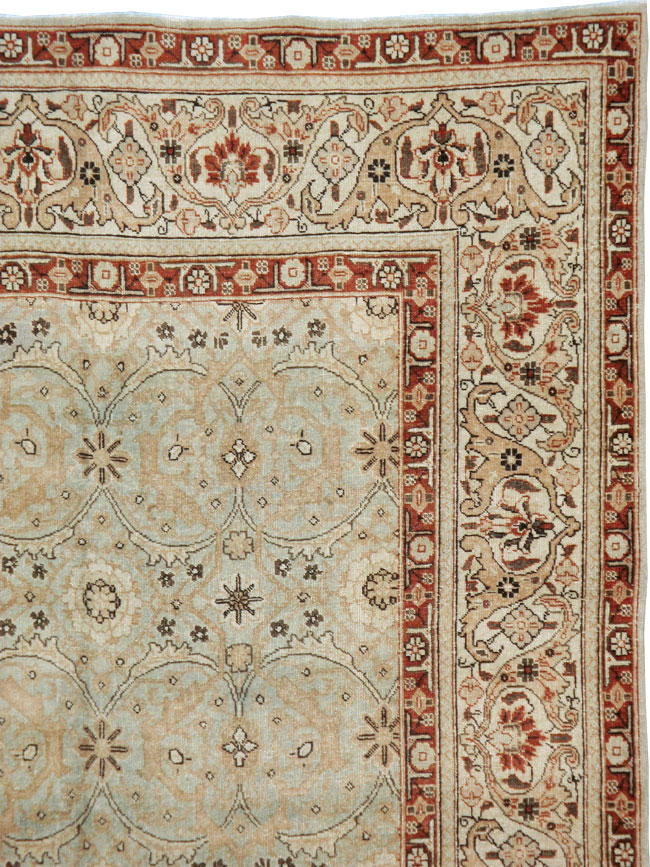 Antique Persian Tabriz Carpet, No.18267 - Gss